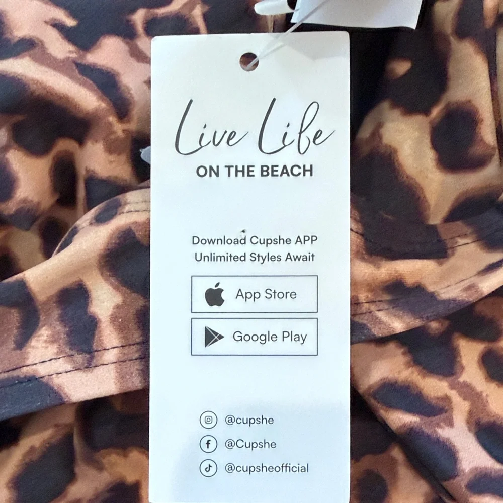 Cupshe Animal Print Swimsuit - Picture 3 of 3